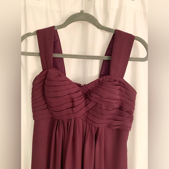 Maroon Empire Dress • PERFECT CONDITION - Picture 4 of 16